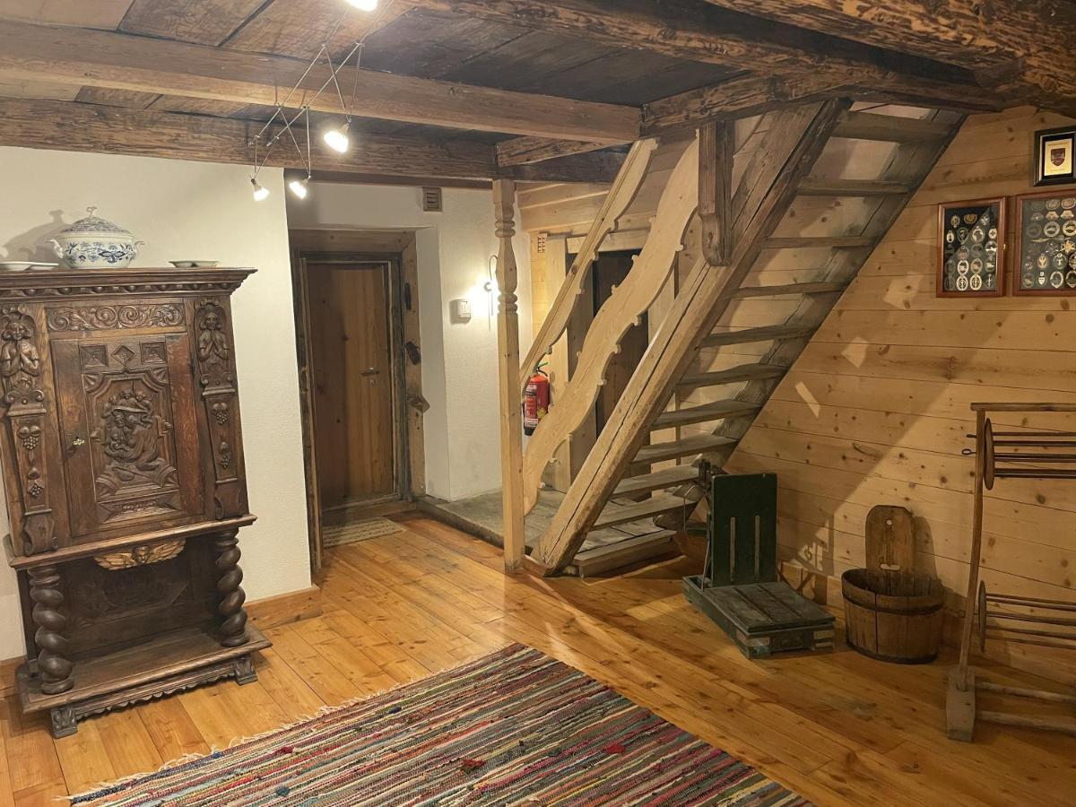 Geigerhaus 500 Jahre - Maisonette Stuhlfelden Exterior foto